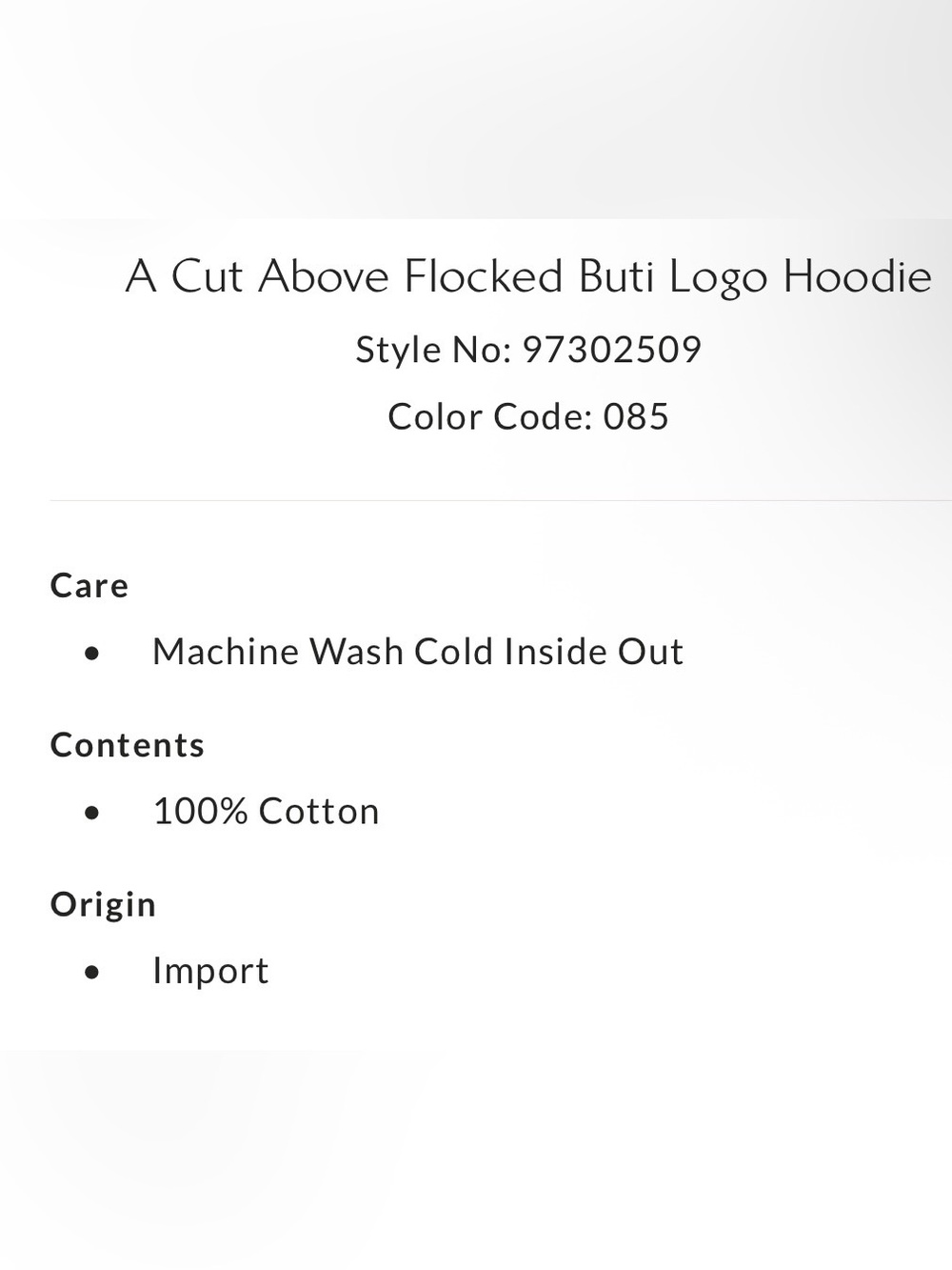 Free People Movement A Cut Above Flocked  Buti Logo Hoodie Size Small NWOT - Picture 6 of 13